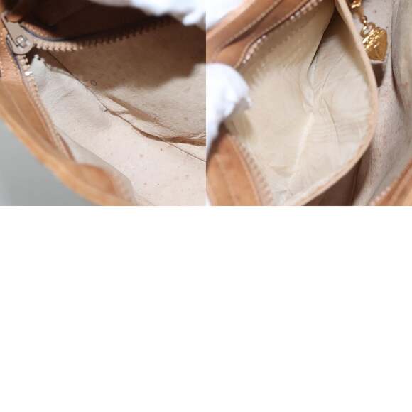 GUCCI Micro GG Canvas Shoulder Bag Brown Gold - Picture 12 of 12